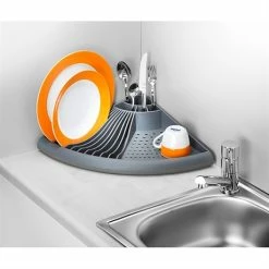 Egouttoir D'angle Gris Cornio -de Buyer Soldes Magasin 650122 1 1 Egouttoir d angle gris Cornio Wenko by Maximex