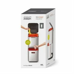 Joseph Joseph Poubelle Totem Pierre 40 L - 2 Compartiments 20 L -de Buyer Soldes Magasin 658000 3 2 Poubelle Totem Pierre 40 L 2 compartiments 20 L Joseph Joseph