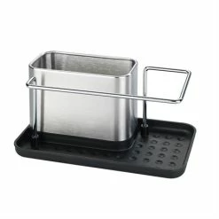 Organisateur Pour évier Inox -de Buyer Soldes Magasin 673092 1 2 Organisateur pour evier inox Wenko by Maximex