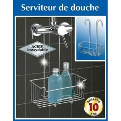 Serviteur De Douche En Acier Inoxydable 11 Serviteur De Douche En Acier Inoxydable -de Buyer Soldes Magasin 67546 4 1 Serviteur de douche en acier inoxydable Wenko by Maximex