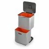 Joseph Joseph Poubelle Totem Acier Inoxydable 60 L - 2 Compartiments 30 L 2 Joseph Joseph Poubelle Totem Acier Inoxydable 60 L - 2 Compartiments 30 L -de Buyer Soldes Magasin 678001 0 2 Poubelle Totem acier inoxydable 60 L 2 compartiments 30 L Joseph Joseph
