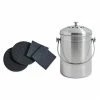 Lot Seau à Compost En Inox 5 L Et 4 Filtres à Charbon Antiodeurs 1 Lot Seau à Compost En Inox 5 L Et 4 Filtres à Charbon Antiodeurs -de Buyer Soldes Magasin 679018 0 3 Lot seau a compost en inox 5 L et 4 filtres a charbon antiodeurs Mathon