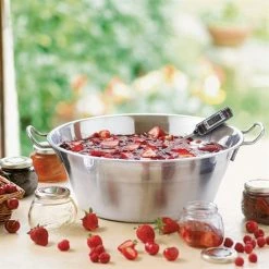 Lot Bassine à Confiture 38 Cm Et 100 étiquettes Autocollantes Décor Fruits -de Buyer Soldes Magasin 67957 1 1 Lot Bassine a confiture 38 cm et 100 etiquettes autocollantes decor fruits
