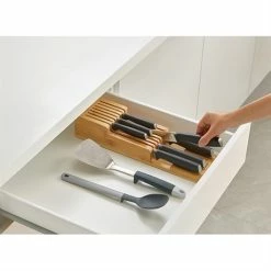 Joseph Joseph Organisateur Couteaux DrawerStore En Bambou -de Buyer Soldes Magasin 690010 3 2 Organisateur couteaux DrawerStore en bambou Joseph Joseph