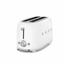 Smeg Grille Pain 4 Tranches 1500 W TSF02WHEU Blanc -de Buyer Soldes Magasin 700067 1 1 Grille pain 4 tranches 1500 W TSF02WHEU blanc Smeg