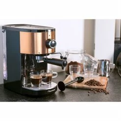 Bestron Machine à Café Expresso Avec Buse Vapeur 15 Bars 1250 1450 W Coloris Cuivre -de Buyer Soldes Magasin 700101 3 1 Machine a cafe expresso avec buse vapeur 15 bars 1250 1450 W coloris cuivre Bestron