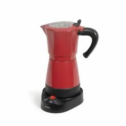 LIVOO Cafetière électrique Italienne Rouge 6 Tasses 480 W -de Buyer Soldes Magasin 700104 2 2 Cafetiere electrique Italienne rouge 6 tasses 480 W Livoo