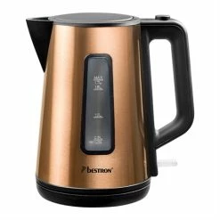 Bestron Bouilloire électrique Coloris Cuivre 1,7 L 1850 2200 W
