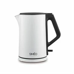 Bouilloire électrique Double Paroi 1,4 L 2000 W Blanche