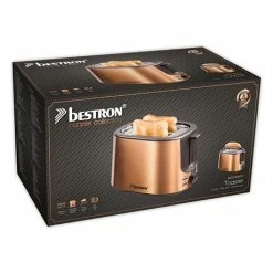 Bestron Grille-pain 2 Tranches 1000 W Coloris Cuivre -de Buyer Soldes Magasin 702102 4 1 Grille pain 2 tranches 1000 W coloris cuivre Bestron