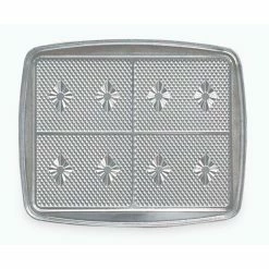 2 Plaques 4 Gaufrettes Fonte Aluminium 23,8 Cm 030221