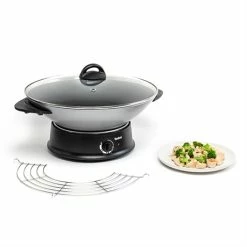 Tefal Multi-Wok électrique 8 Personnes 1200 W Argent 5 Tefal Multi-Wok électrique 8 Personnes 1200 W Argent -de Buyer Soldes Magasin 713017 1 1 Multi Wok electrique 8 personnes 1200 W argent Tefal