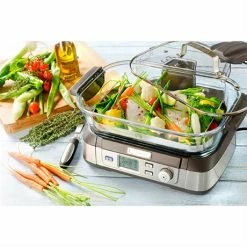 Cuisinart Cuiseur Vapeur Digital CookFresh STM1000E -de Buyer Soldes Magasin 71569 3 8 Cuiseur vapeur Digital CookFresh STM1000E Cuisinart