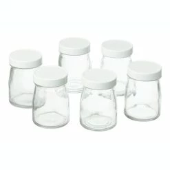 Cuisinart 6 Pots à Yaourt En Verre 125 Ml YM401E