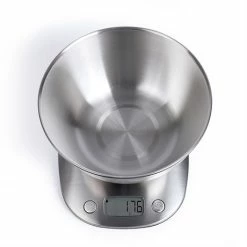 LIVOO Balance De Cuisine Et Bol Inox 2 L - DOM431 -de Buyer Soldes Magasin 760089 1 1 Balance de cuisine et bol inox 2 L DOM431 Livoo