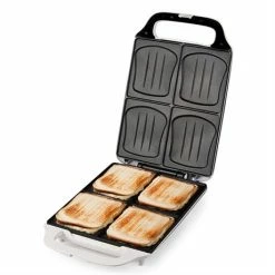 Domo Appareil à Croque-monsieur Famille XXL 1800 W DO9064C