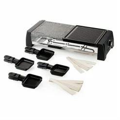 Domo Appareil à Raclette-grill Avec Pierre 8 Personnes 1200 W DO9190G -de Buyer Soldes Magasin 760302 1 4 Appareil a raclette grill avec pierre 8 personnes 1200 W DO9190G Domo