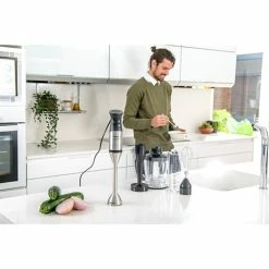 Taurus Mixeur Plongeant Acier Inoxydable 1200 W 1L -de Buyer Soldes Magasin 760350 2 2 Mixeur plongeant acier inoxydable 1200 W 1L Taurus