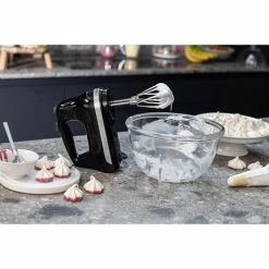KitchenAid Batteur à Main électrique 6 Vitesses 60 W Noir Onyx 5KHM6118EOB -de Buyer Soldes Magasin 760355 2 2 Batteur a main electrique 6 vitesses 60 W noir onyx 5KHM6118EOB Kitchenaid