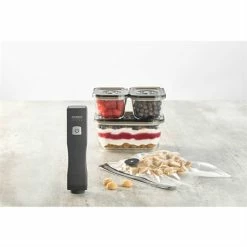 Caso Pompe De Mise Sous Vide électrique Vacu One Touch Eco-Set Avec Accessoires -de Buyer Soldes Magasin 760363 4 1 Pompe de mise sous vide electrique Vacu One Touch Eco Set avec accessoires Caso