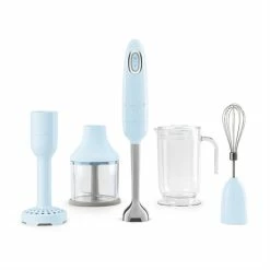 Smeg Mixeur Plongeant Avec Accessoires 700 W HBF22PBEU Bleu Azur