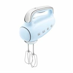 Smeg Batteur à Main 9 Vitesses 250 W HMF01PBEU Bleu Azur
