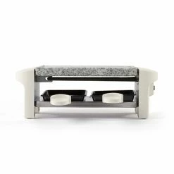 LIVOO Appareil à Raclette 2 Personnes Blanc 350 W DOC156W