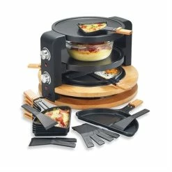 Raclette Ronde Multifonction 10 Poêlons 1500 W -de Buyer Soldes Magasin 780193 4 1 Raclette ronde multifonction 10 poelons 1500 W Kitchen Chef Professional