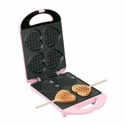 Bestron Gaufrier 4 Petits Coeurs 780 W