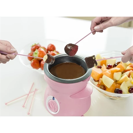 Bestron Fondue Au Chocolat Compact 25 W Sweet Dreams Rose 4 Bestron Fondue Au Chocolat Compact 25 W Sweet Dreams Rose – Image 2