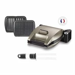 Gaufrier électrique Premium Gaufres® TAUPE 2 Plaques (gaufres Et Croque-monsieur) + Pique -de Buyer Soldes Magasin 780289 1 1 Gaufrier electrique Premium Gaufres TAUPE 2 plaques gaufres et croque monsieur pique Lagrange