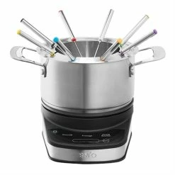 Fondue électrique Digitale Inox 1,2 L 8 Personnes 1200 W