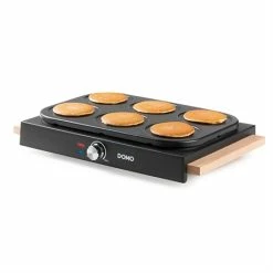 Domo Appareil 2 En 1 Mini-woks Et Mini-crêpes électrique 6 Personnes 1000 W -de Buyer Soldes Magasin 780306 2 1 Appareil 2 en 1 mini woks et mini crepes electrique 6 personnes 1000 W Domo
