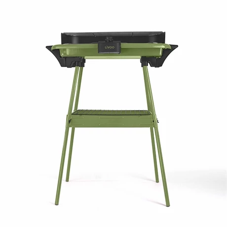 LIVOO Barbecue électrique Sur Pieds 2000 W DOM297K Vert 4 LIVOO Barbecue électrique Sur Pieds 2000 W DOM297K Vert – Image 2