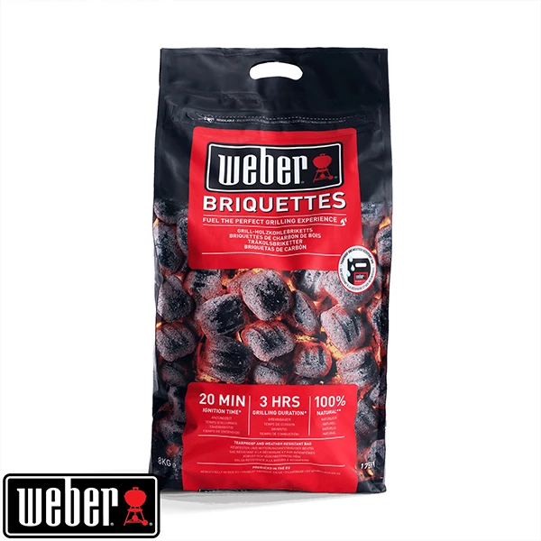 Weber Sac De Briquettes De Charbon De Bois 8 Kg 3 Weber Sac De Briquettes De Charbon De Bois 8 Kg
