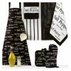 Set Manique, Gant, Torchon Et Tablier Noir Sel & Poivre 1 Set Manique, Gant, Torchon Et Tablier Noir Sel & Poivre -de Buyer Soldes Magasin 829008 0 1 Set manique gant torchon et tablier noir sel poivre Winkler