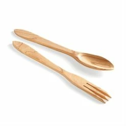 Couverts à Salade En Bois D'olivier -de Buyer Soldes Magasin 82942 1 1 Couverts a salade en bois d olivier Jean Dubost