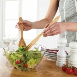 Couverts à Salade En Bois D'olivier -de Buyer Soldes Magasin 82942 2 1 Couverts a salade en bois d olivier Jean Dubost