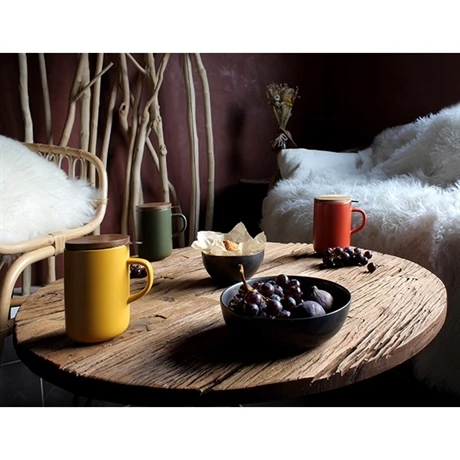 Tisanière Mug Juliet En Grès Jaune 475 Ml 4 Tisanière Mug Juliet En Grès Jaune 475 Ml – Image 2