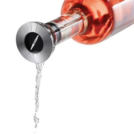 AdHoc Bouchon Stoppeur Thermomètre Avec Bec Verseur 3 AdHoc Bouchon Stoppeur Thermomètre Avec Bec Verseur