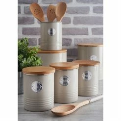 Typhoon Pot à Ustensiles Gris -de Buyer Soldes Magasin 880046 2 3 Pot a ustensiles gris Typhoon