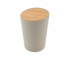 Poubelle En Fibre De Bambou Coloris Naturel
