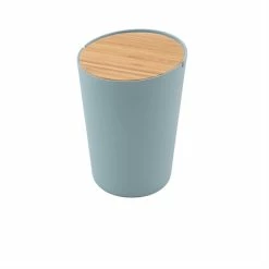 Poubelle Fibre De Bambou Coloris Bleu